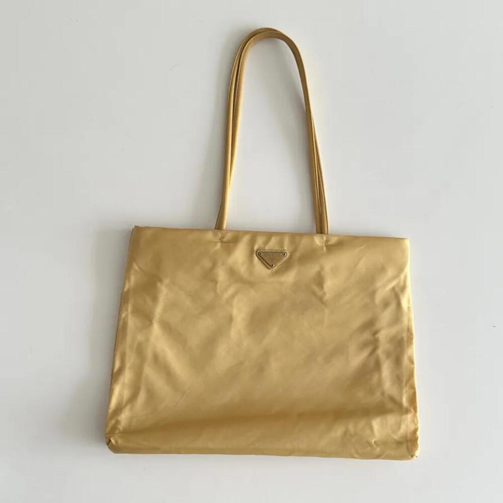 Prada Yellow Tote Bag Yellow